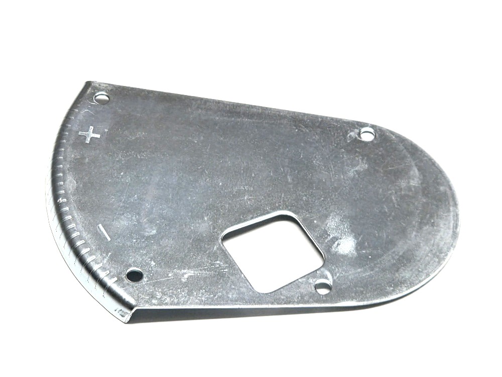 Blechabdeckung für Verstellegment