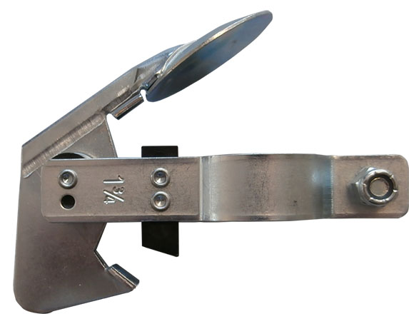 Schalldämpferklappe verzinkt 44,45 mm