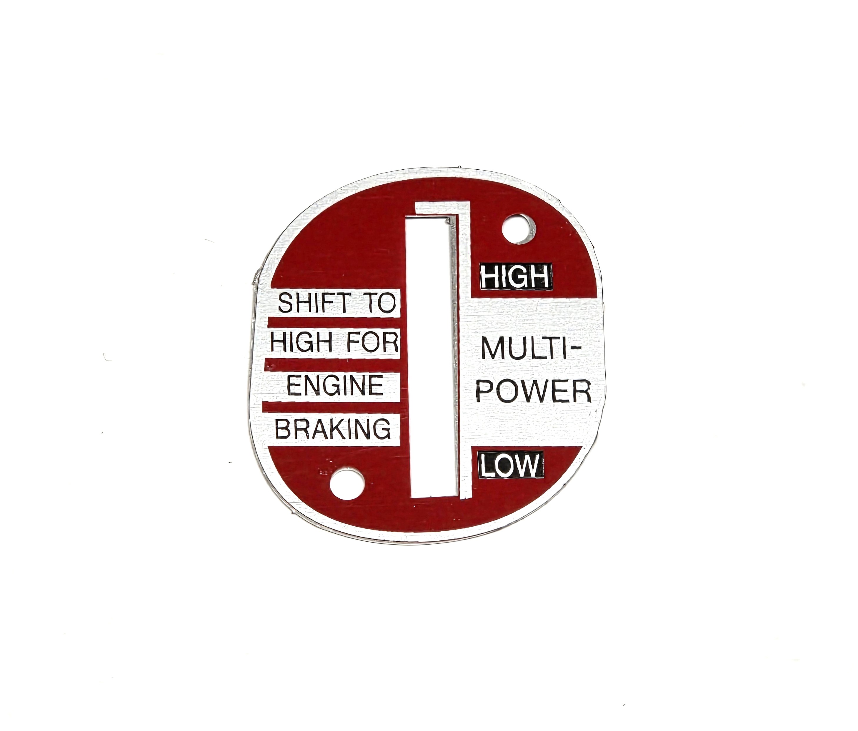 Multipower Schild rot