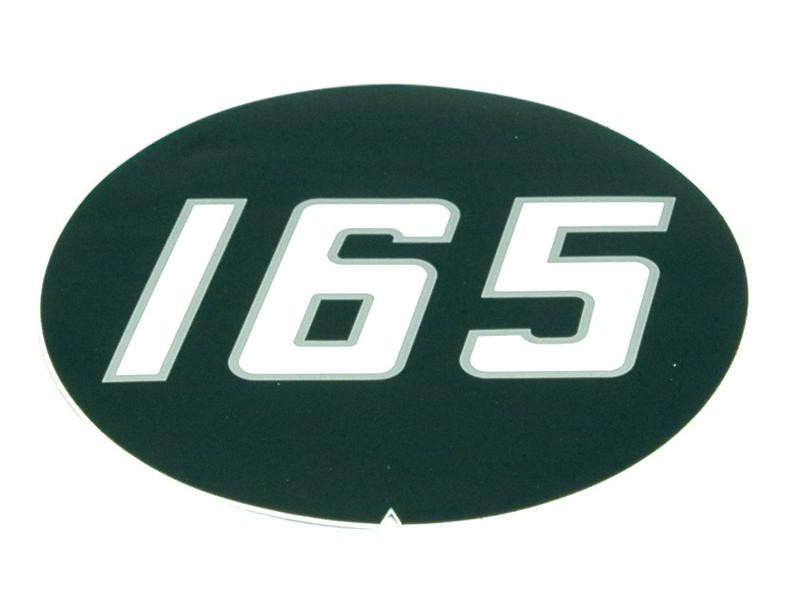 Aufkleber für Typenschild MF 165