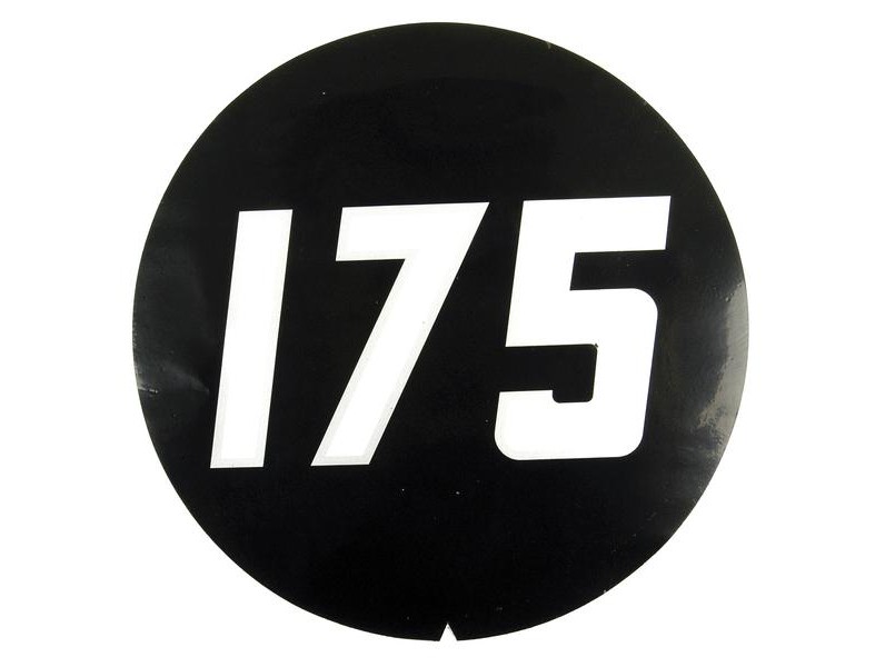 Aufkleber für Typenschild MF 175