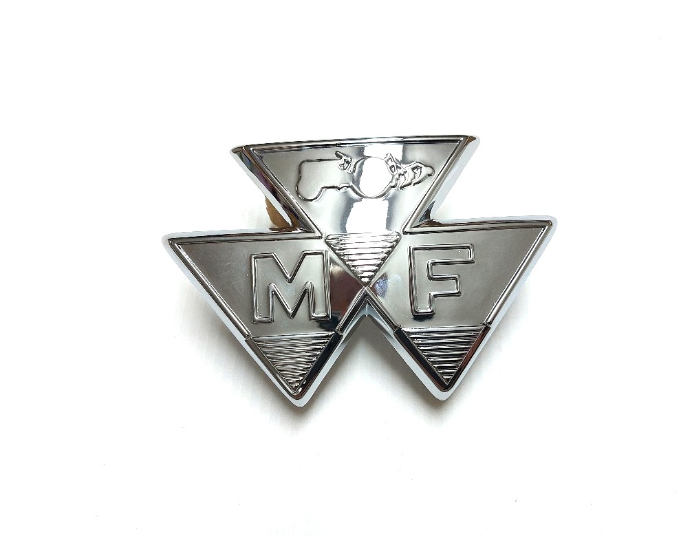 Emblem vorne in Chrom MF 35 - 3 Zack
