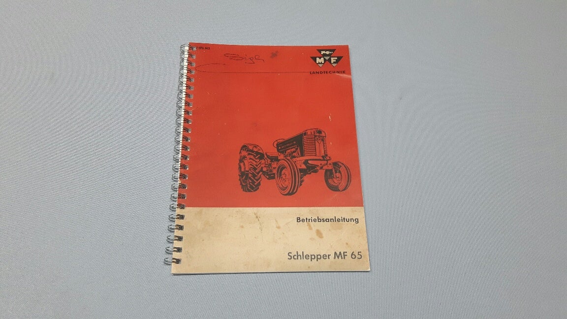 Betriebsanleitung MF 65
