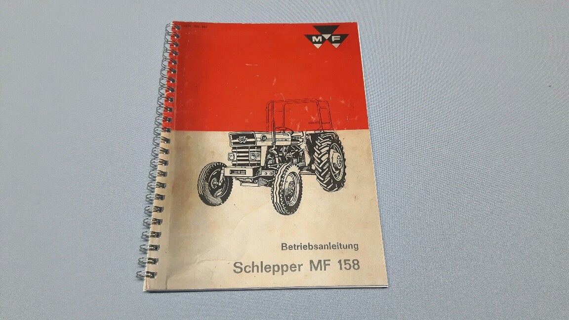 Betriebsanleitung MF 158