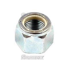 Zollmutter Selbstsichernd UNC 3/8"-16 Gelb Verzinkt, 1,00