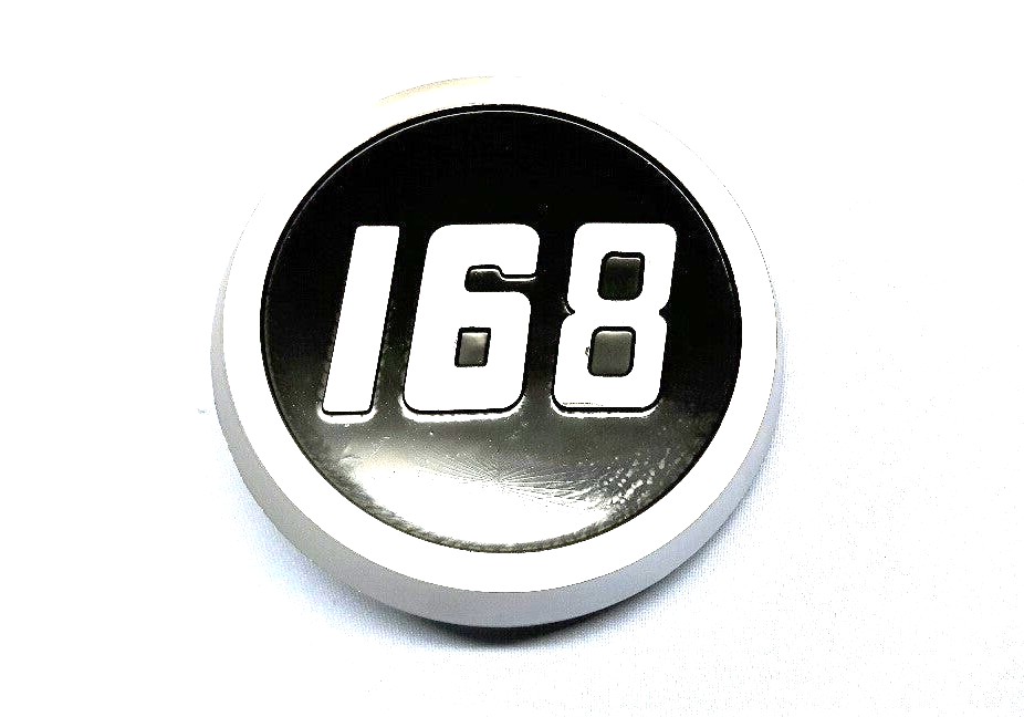 Typenschild - Emblem 168 seitlich