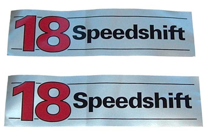 Aufkleber 18 Speed