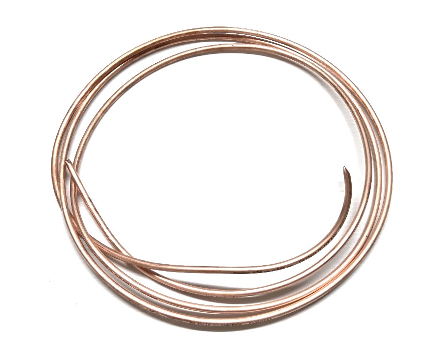 Leitung - Meterware 1/4 Kupfer