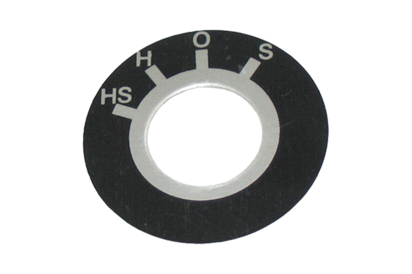 Anweisungsschild - Schild für Glühstartschalter