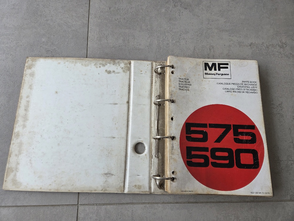 Ersatzteilliste original 575-590
