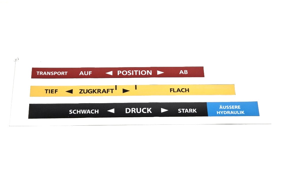 Hydrauliksegment Aufkleber