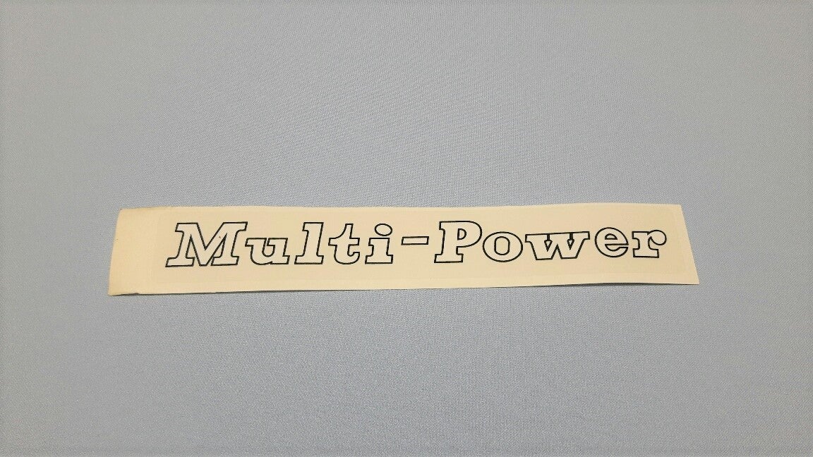 Multi Power Aufkleber