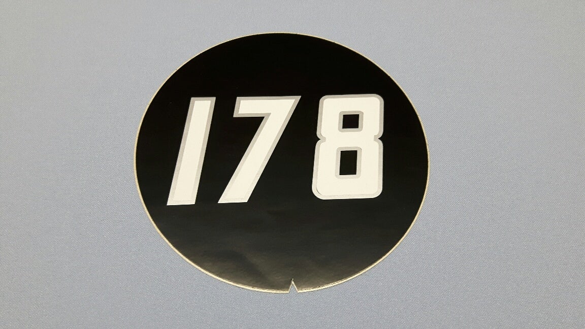 Aufkleber für Typenschild MF 178