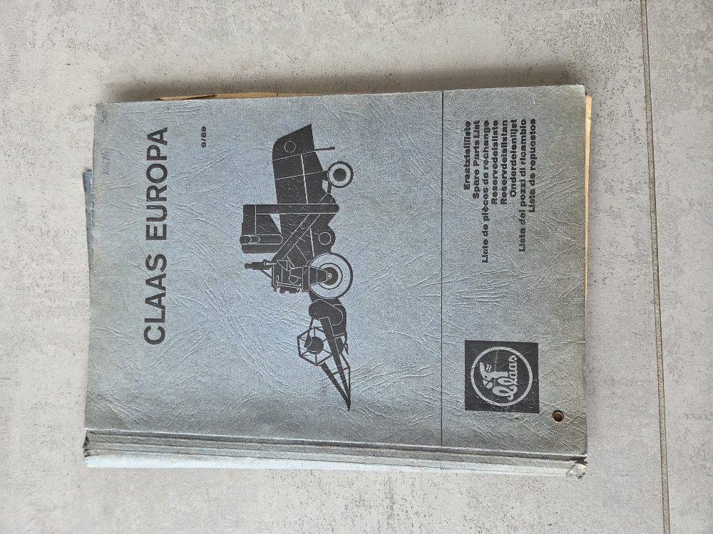 Ersatzteilliste original Claas Europa