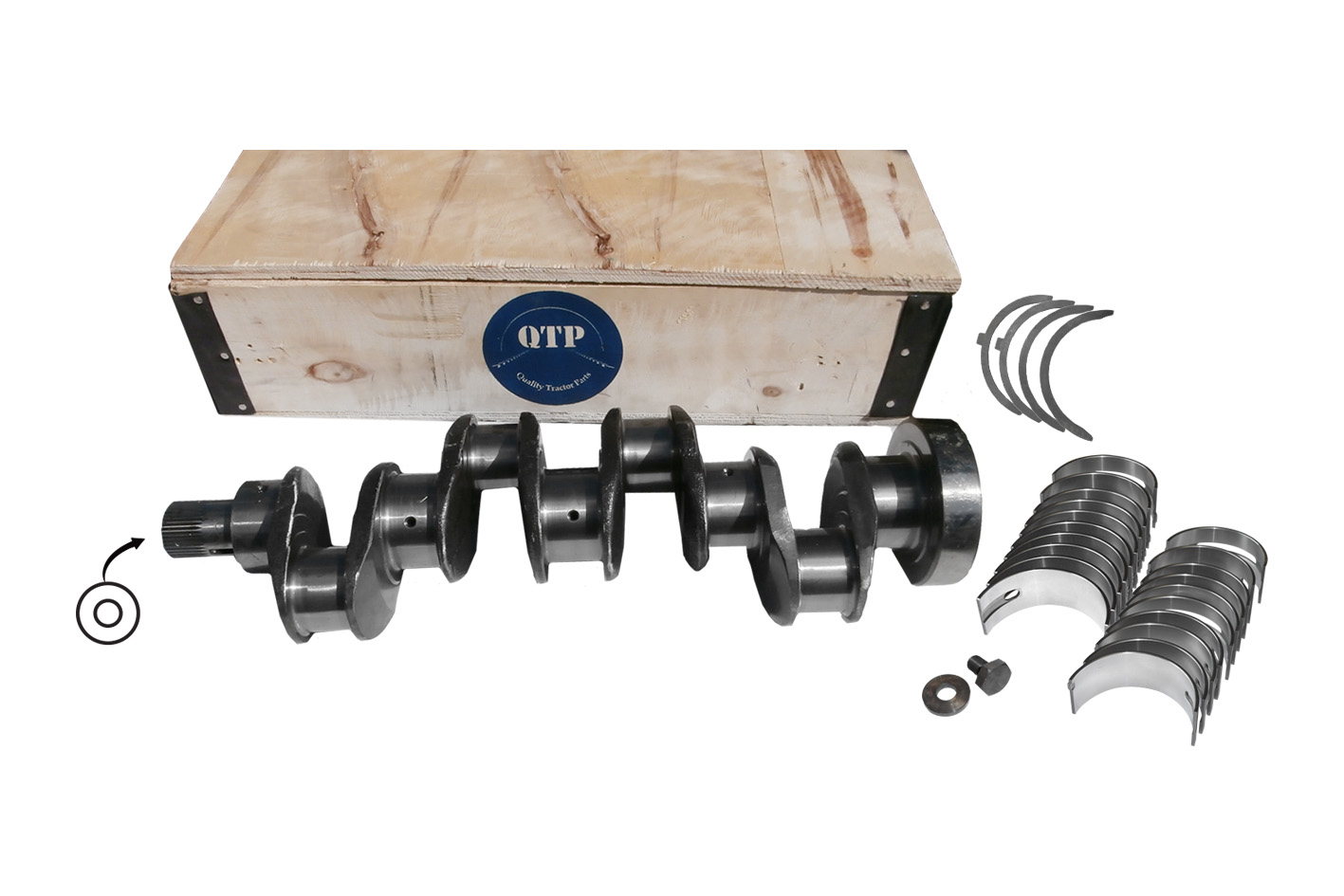 Kurbelwelle A4.236,A4.248 für LIP Seal